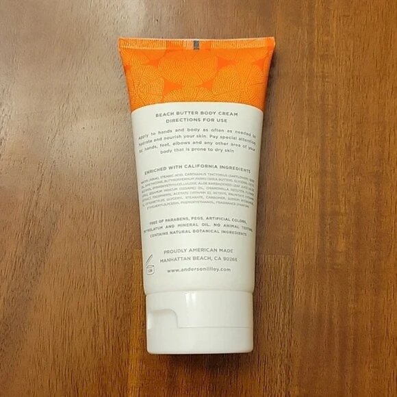 Anderson Lilley Beach Butter Body Cream No. 12 Sicilian Tangerine - Picture 2 of 3